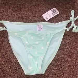 Forever 21 | Swim | Baby Blue Polka Dot Bandeau Bikini | Poshmark